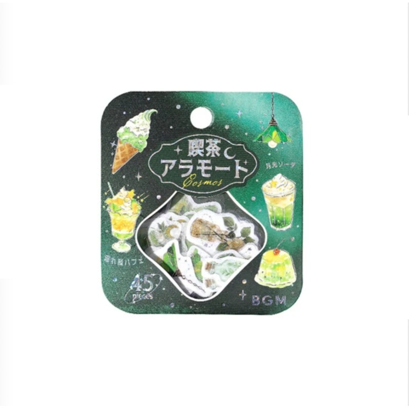 BGM Deco Sticker – Cafe a la mode Space – Twilight moonlit sky
