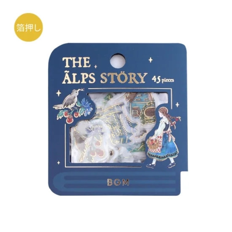 BGM Flake Sticker – Alps Story – Blue