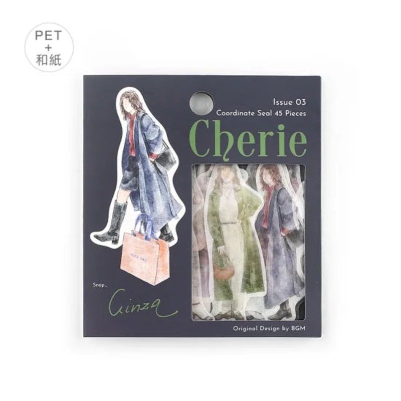 BGM Flake Sticker – Coordinate Seal – Cherie – Ginza
