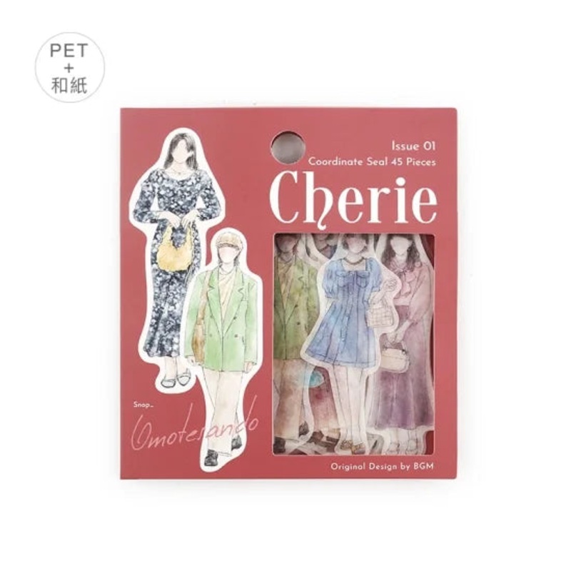 BGM Flake Sticker – Coordinate Seal – Cherie – Omotesando