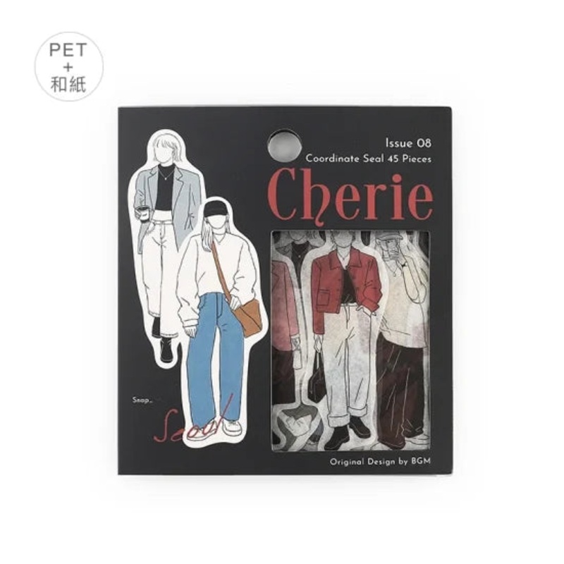 BGM Flake Sticker – Coordinate Seal – Cherie – Seoul