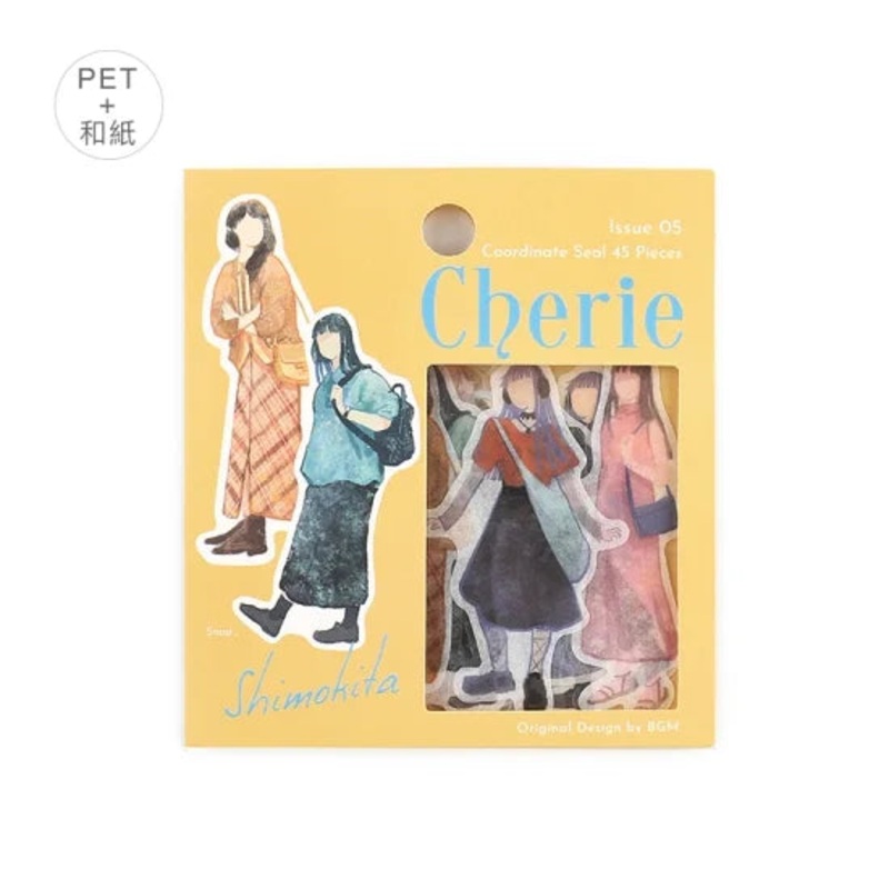 BGM Flake Sticker – Coordinate Seal – Cherie – Shimokita