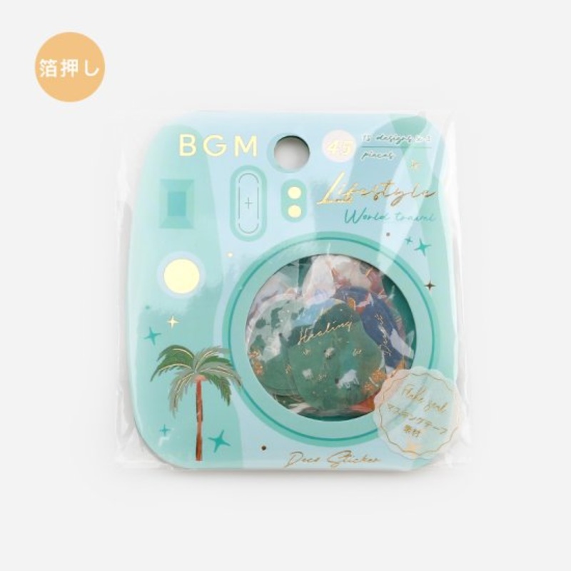 BGM Flake Sticker – Lifestyle – World Travel
