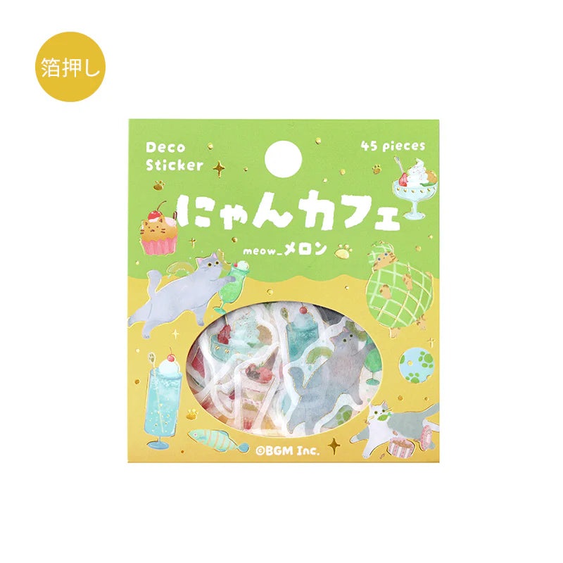 BGM Flake Sticker – Nyan Cafe – Melon