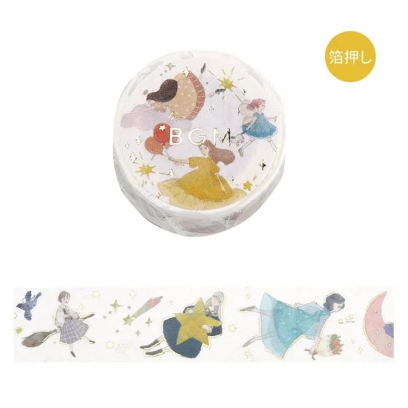 BGM Washi Tape – Foil Stamping Life – Flying Girl