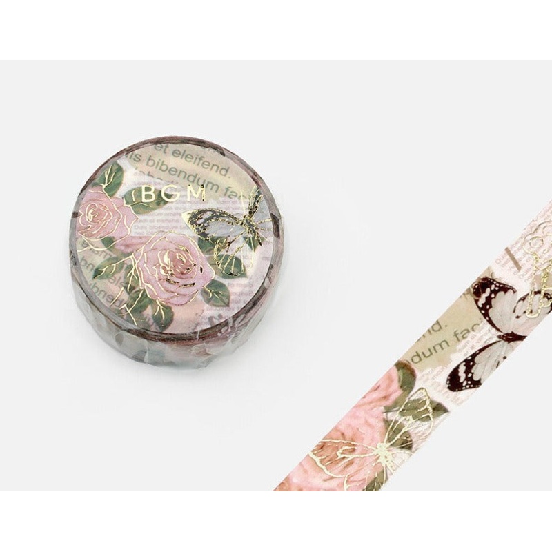BGM Washi Tape – Life Foil Stamping Holiday Romance