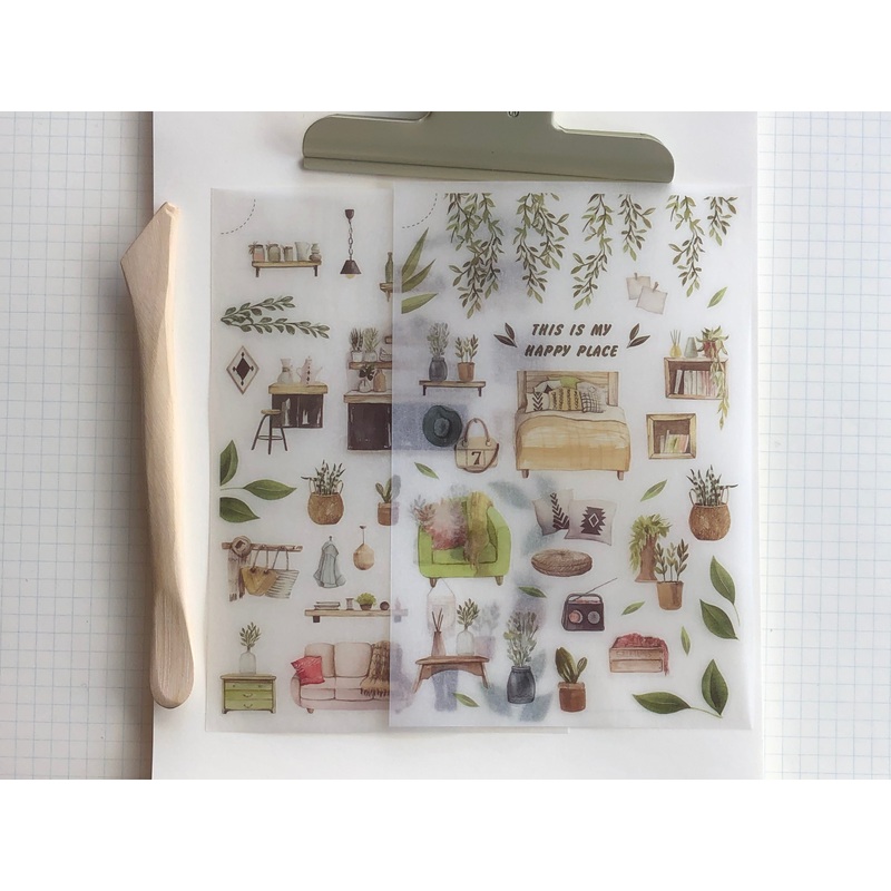 MU Print-On Stickers – Happy Place – #114