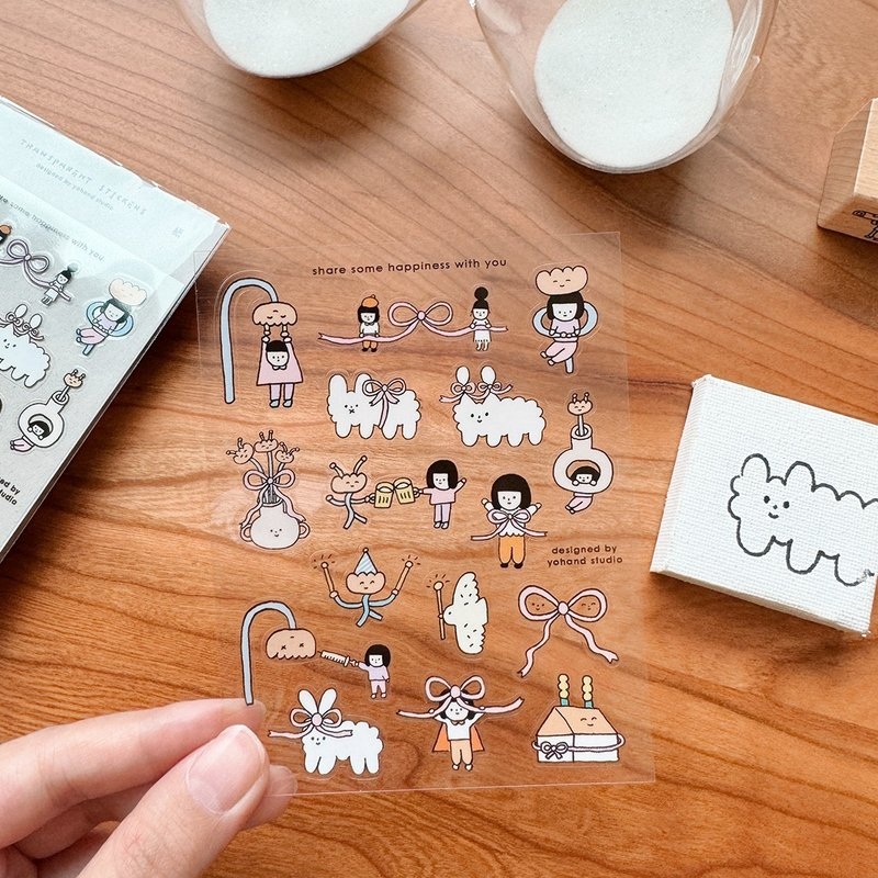 Yohand Studio Clear Sticker Sheet – Bows