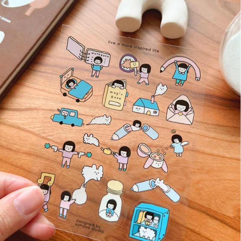 Yohand Studio Clear Sticker Sheet – Inspired Life