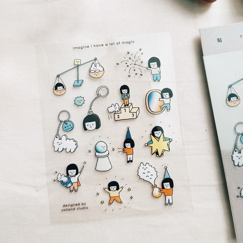 Yohand Studio Clear Sticker Sheet – Magic
