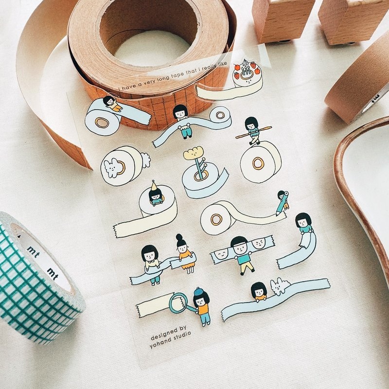 Yohand Studio Clear Sticker Sheet – Tape