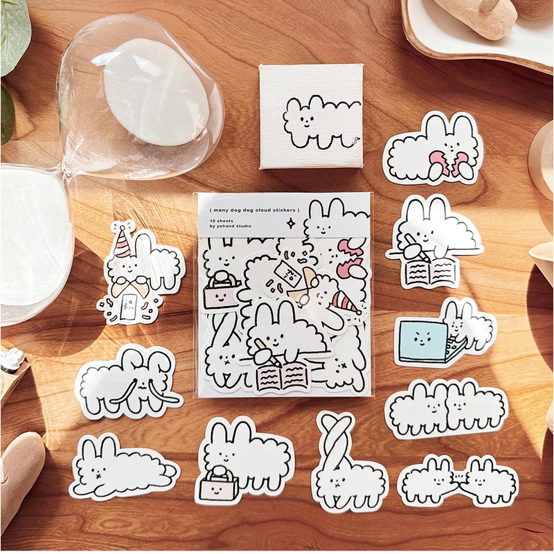 Yohand Studio Sticker Pack – Bunch of Cloud Dogs