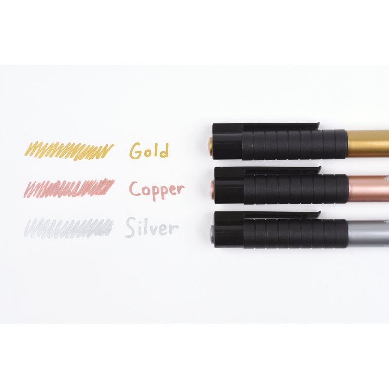 Faber-Castell – Pitt Artist Pens – Metallic Art – 3 Color Set
