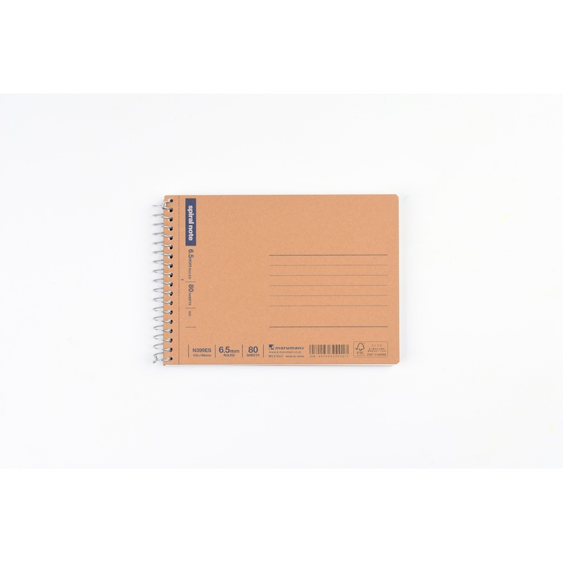 Maruman Basic Spiral Ring Notebook – A6 Pocket – Ruled