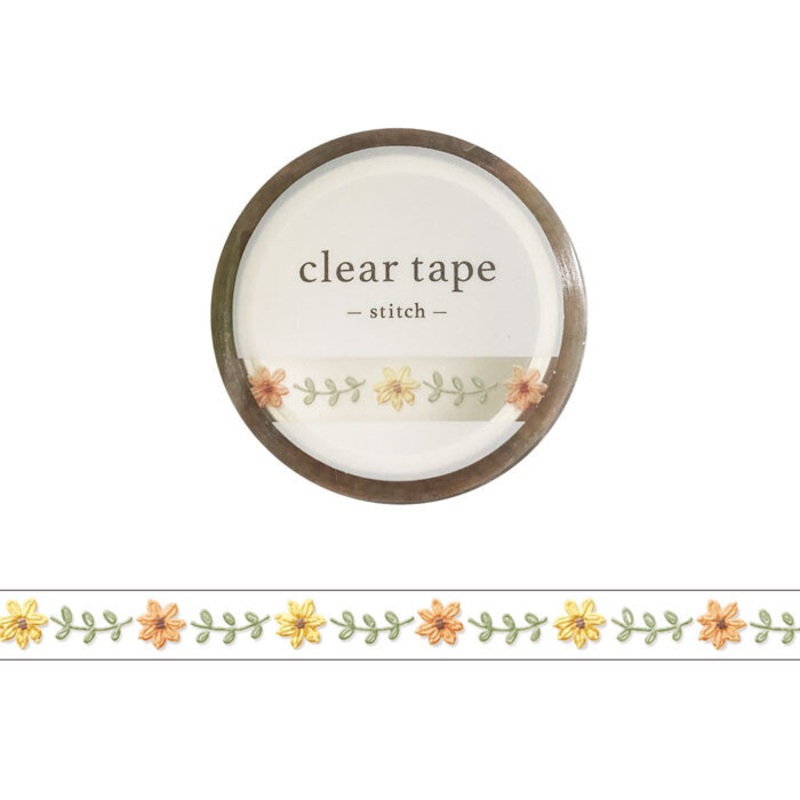 Mind Wave Clear Tape – Stitch Series – Hana (Flower) 2