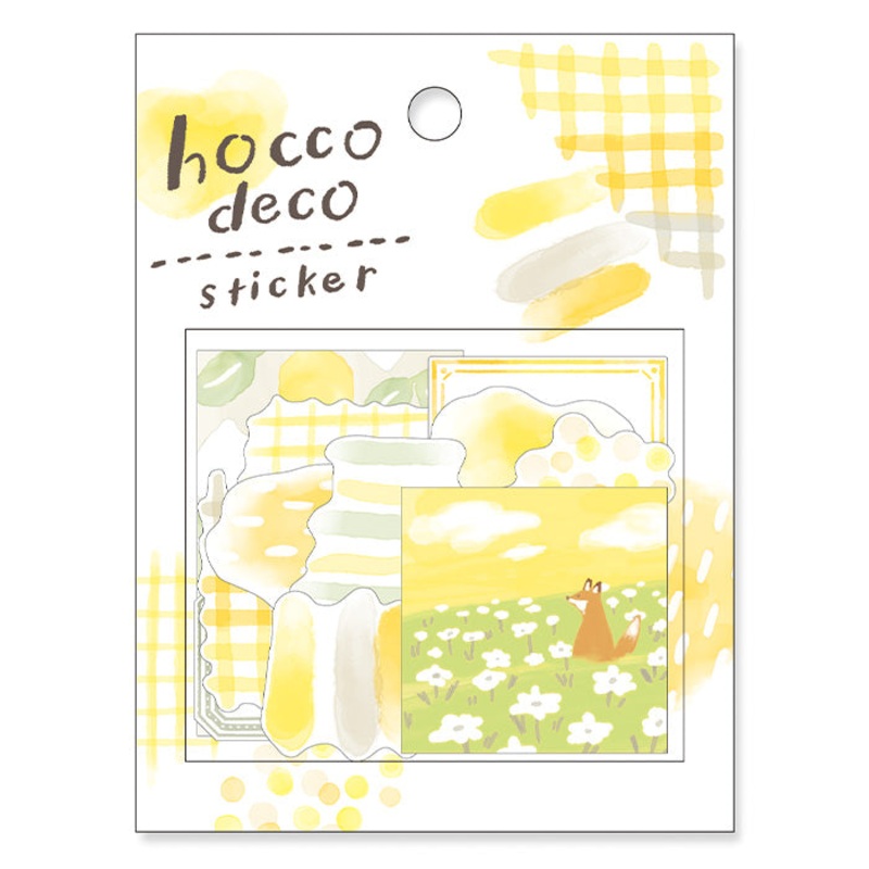 Mind Wave – Hocco Deco Sticker – Yellow Fox