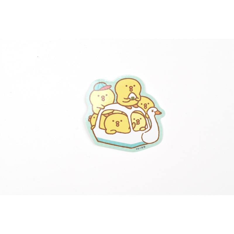 Mind Wave Sticker – Piyokomame – Swan Boat
