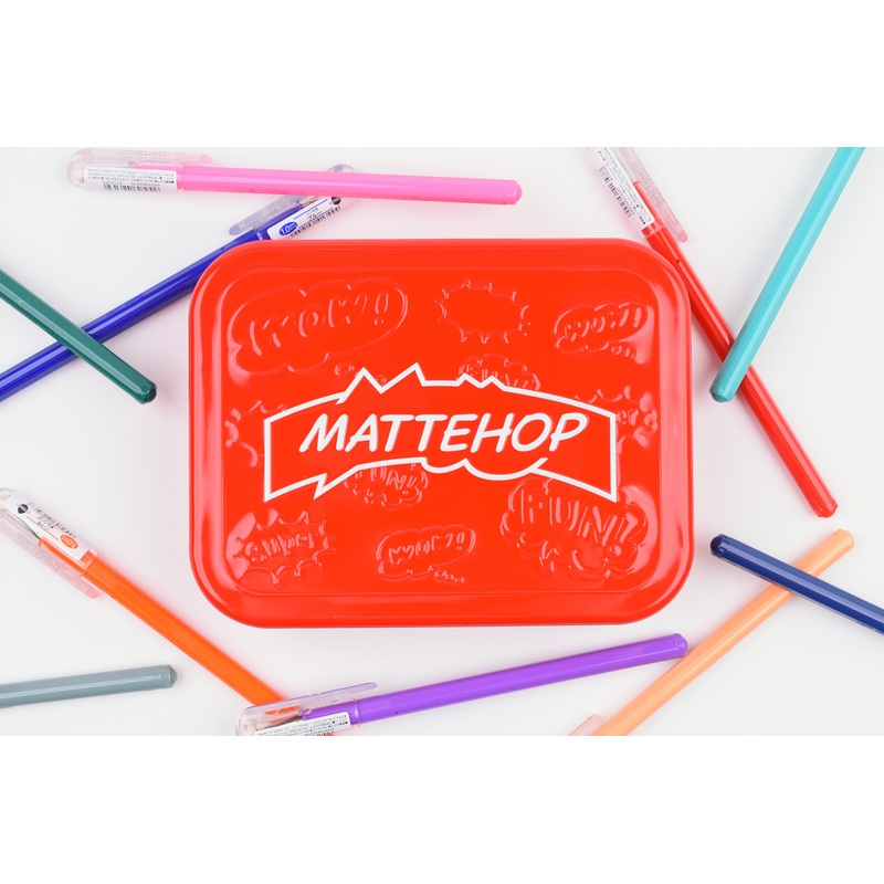 Pentel MATTEHOP Gel Pen – Complete Set – 21 Colors