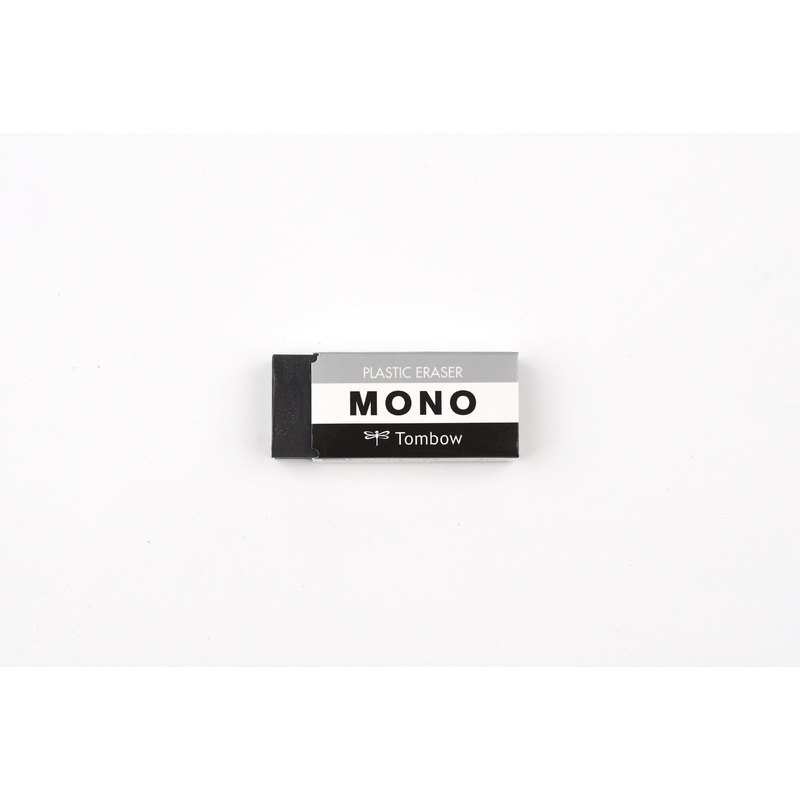 Tombow Mono Plastic Eraser – Medium – Black