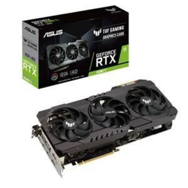 ASUS TUF-RTX3080TI-O12G-GAMING 12GB GDDR6X 1695MHZ PCI-E4.0 384-BIT 2XHDMI 3XDP 2X8 PIN 2.7 SLOT GAMING GRAPHICS CARD