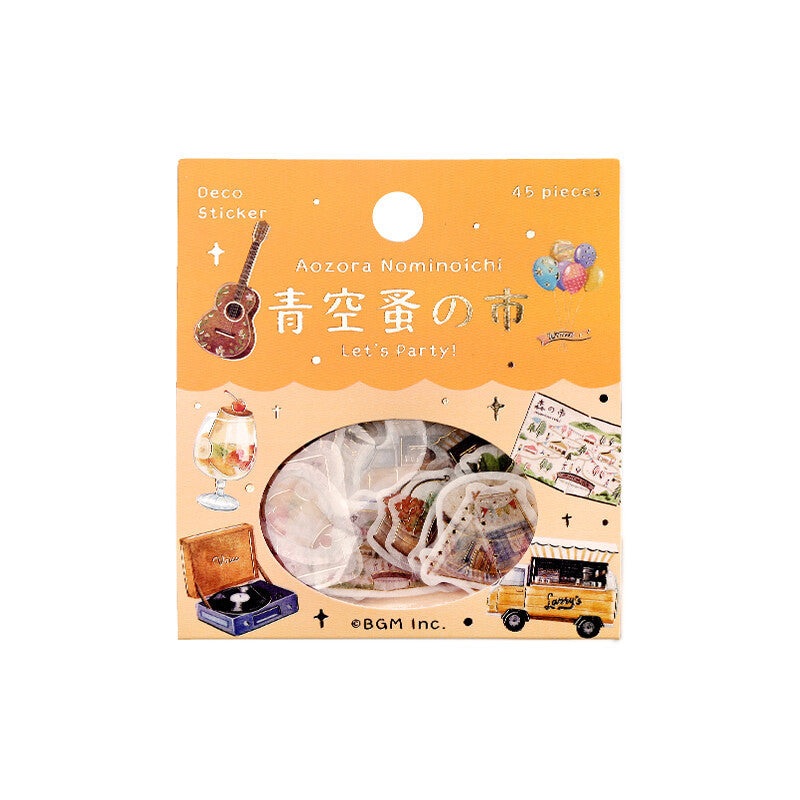 BGM Deco Sticker – Aozora-Nominoichi  – Let’s Party