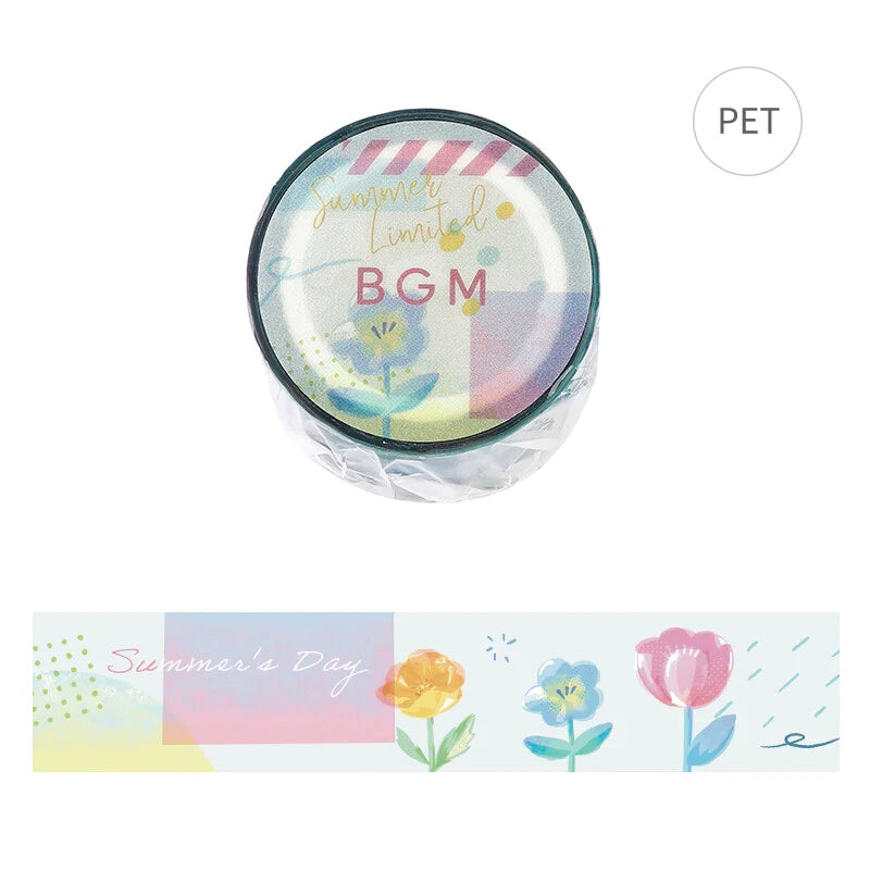 BGM Summer Limited Clear Washi Tape – Signs of Summer
