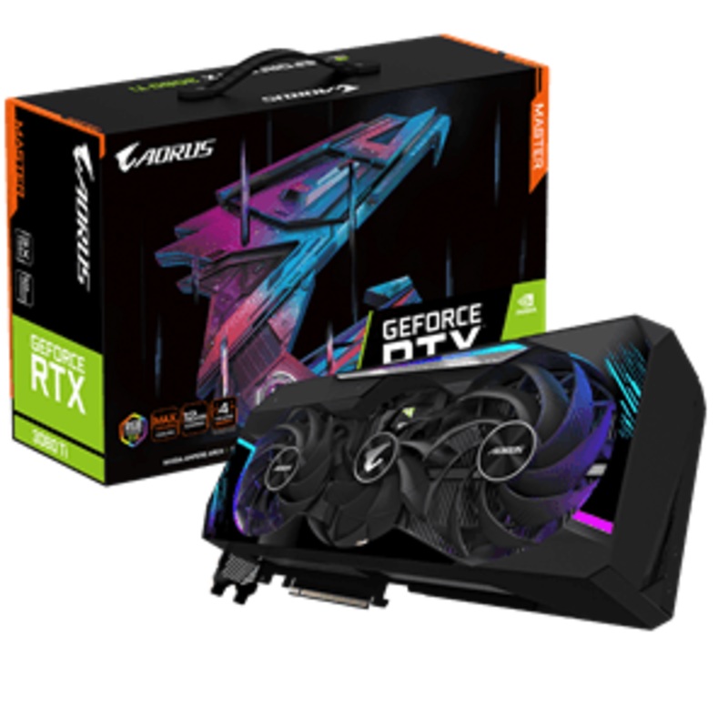 GIGABYTE GEFORCE AORUS RTX 3080 TI MASTER GRAPHICS CARD