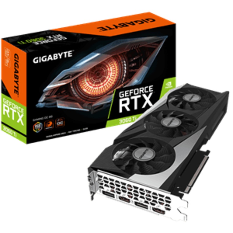 GIGABYTE GeFORCE RTX 3060 Ti GAMING OC 8G REV 2.0 LHR GRAPHICS CARD