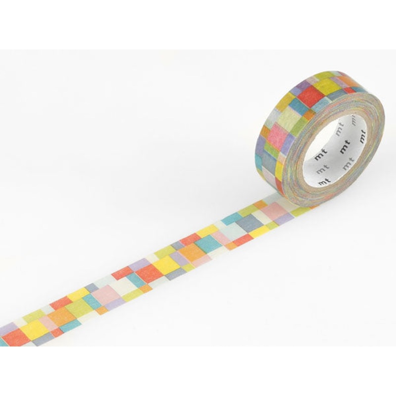 mt Washi Tape Mosaic Bright