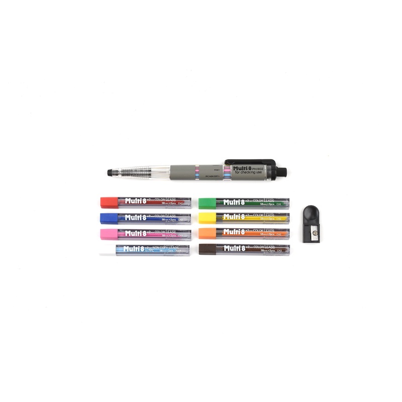 Pentel Multi 8 Mechanical Pencil – 8 Color Refills Set