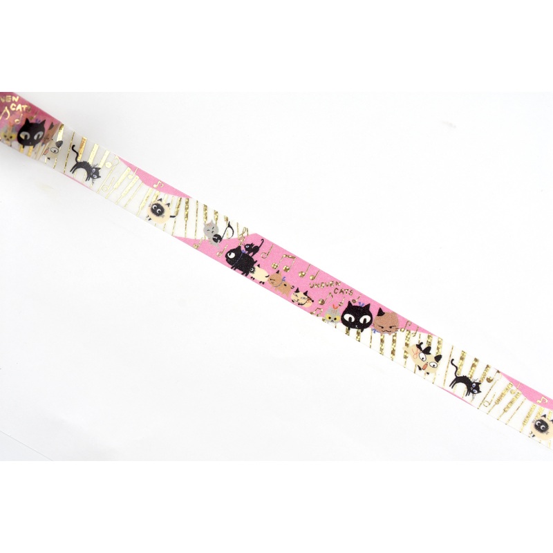 SEAL-DO Washi Tape – Nekonekone – Uneven Cats