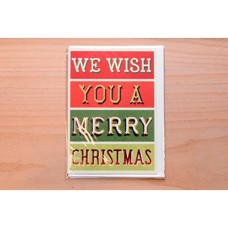 Cavallini – Greeting Card – Merry Christmas