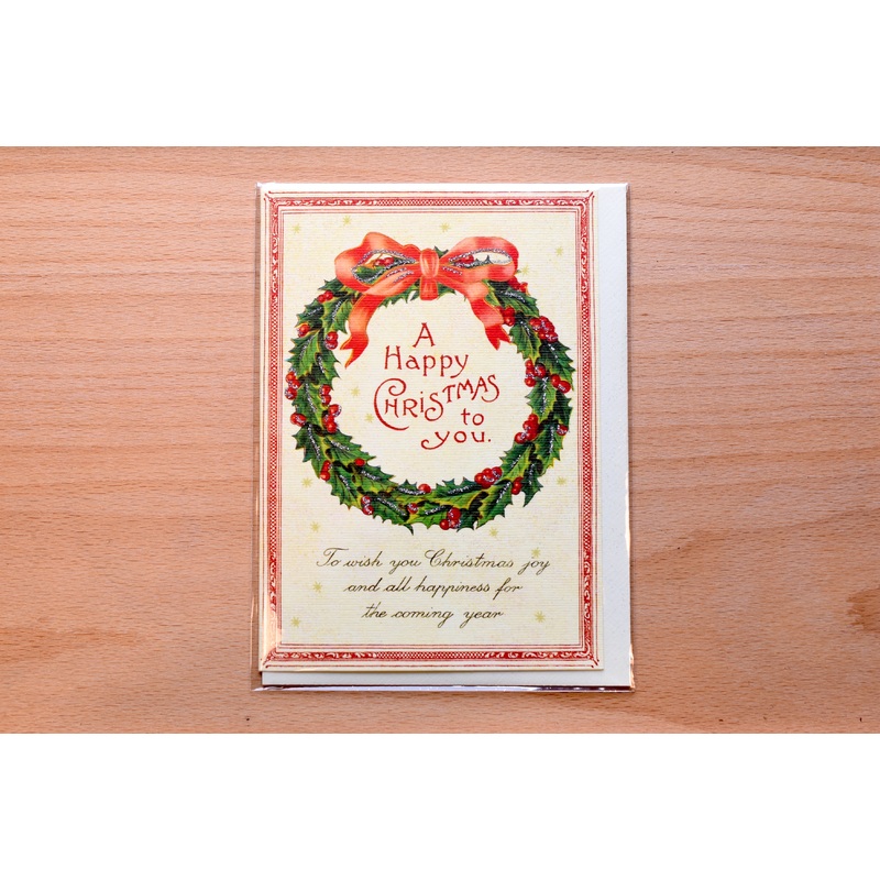 Christmas Wreath Greeting Card