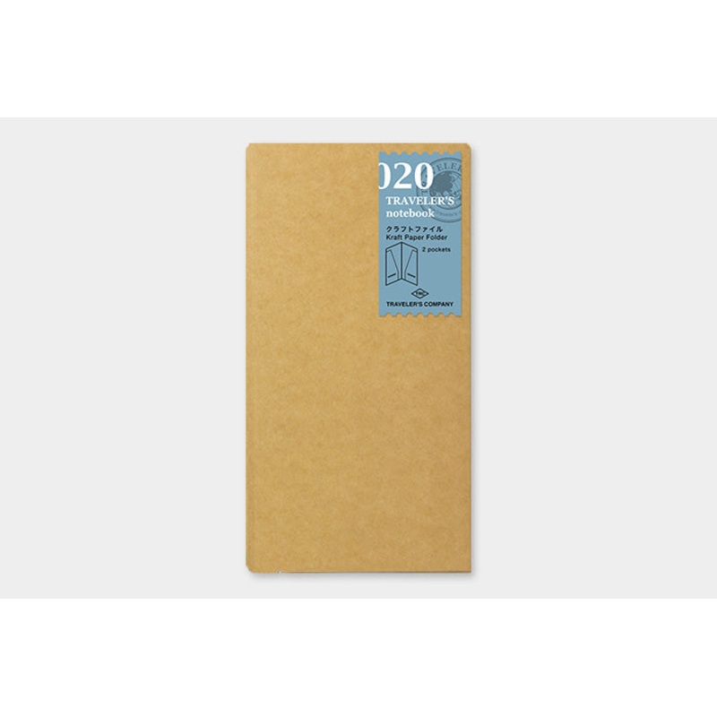 TRAVELER’s Regular Size Refill – Kraft Paper Folder – 020