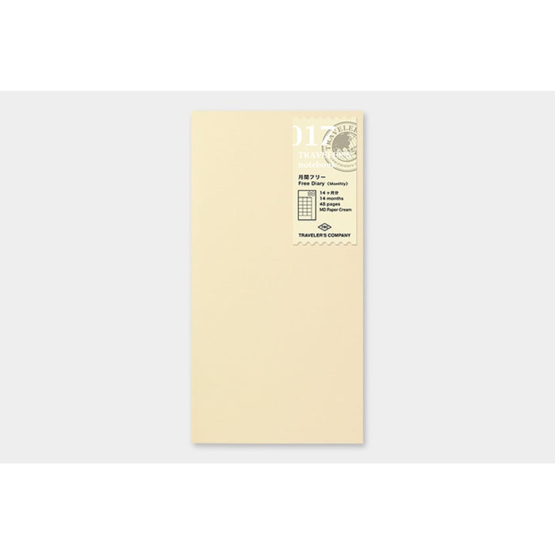 TRAVELER’s Regular Size Refill – Monthly – 017