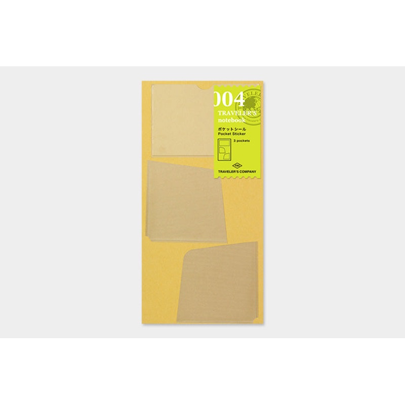 TRAVELER’s Regular Size Refill – Pocket Sticker – 004