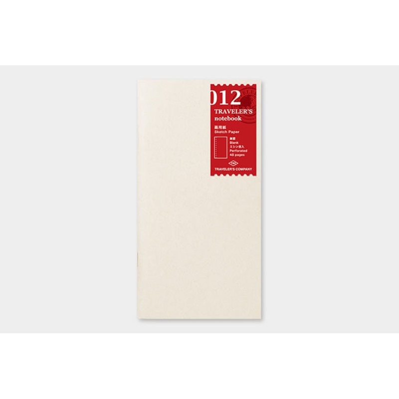 TRAVELER’s Regular Size Refill – Sketch Paper – 012