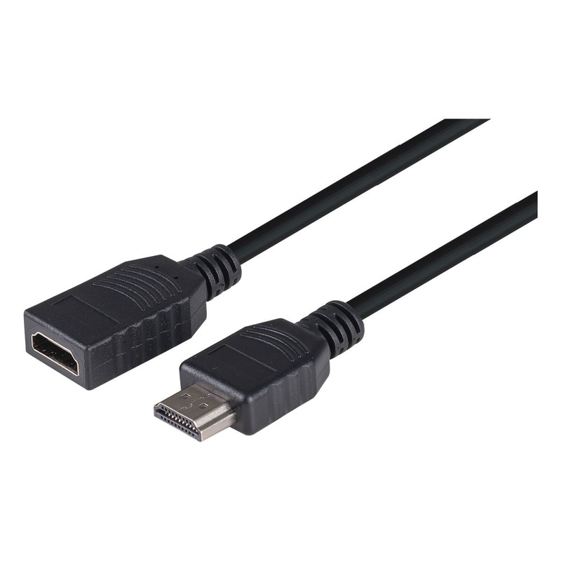 DYNAMIX 2m HDMI High-Speed Extension Cable with Ethernet. 8 Audio channels. 8Bit colour. Supports CEC , 3D, ARC, Ethernet. Max Res: 4K@30Hz (3840×2160)