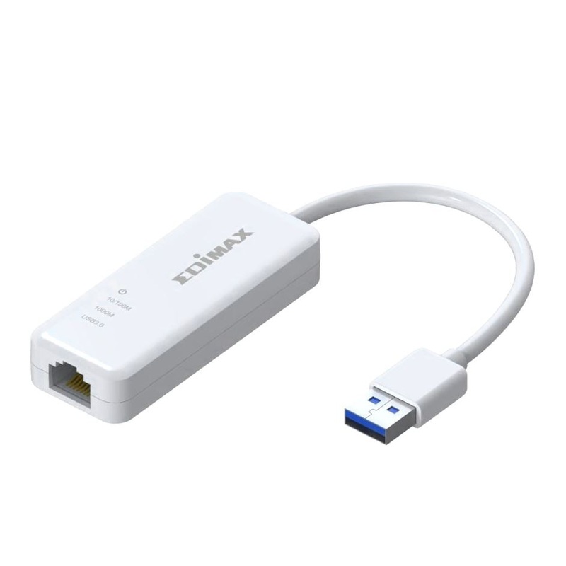 EDIMAX USB 3.0 to Gigabit Adapter. No External Power Adapter Required. *Nintendo Switch Compatible.