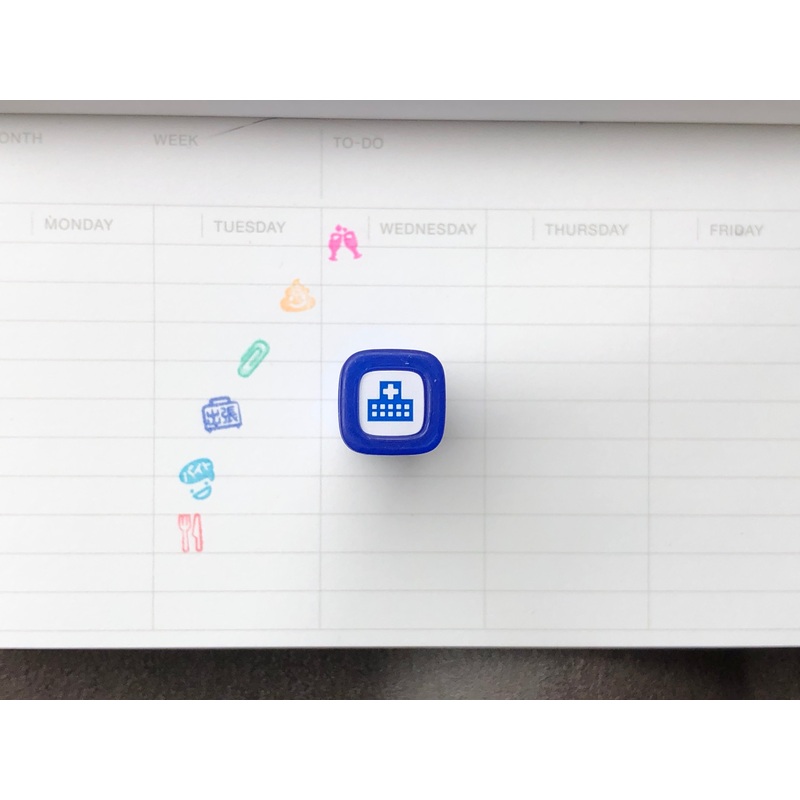 FriXion Erasable Stamp – Blue – Hospital