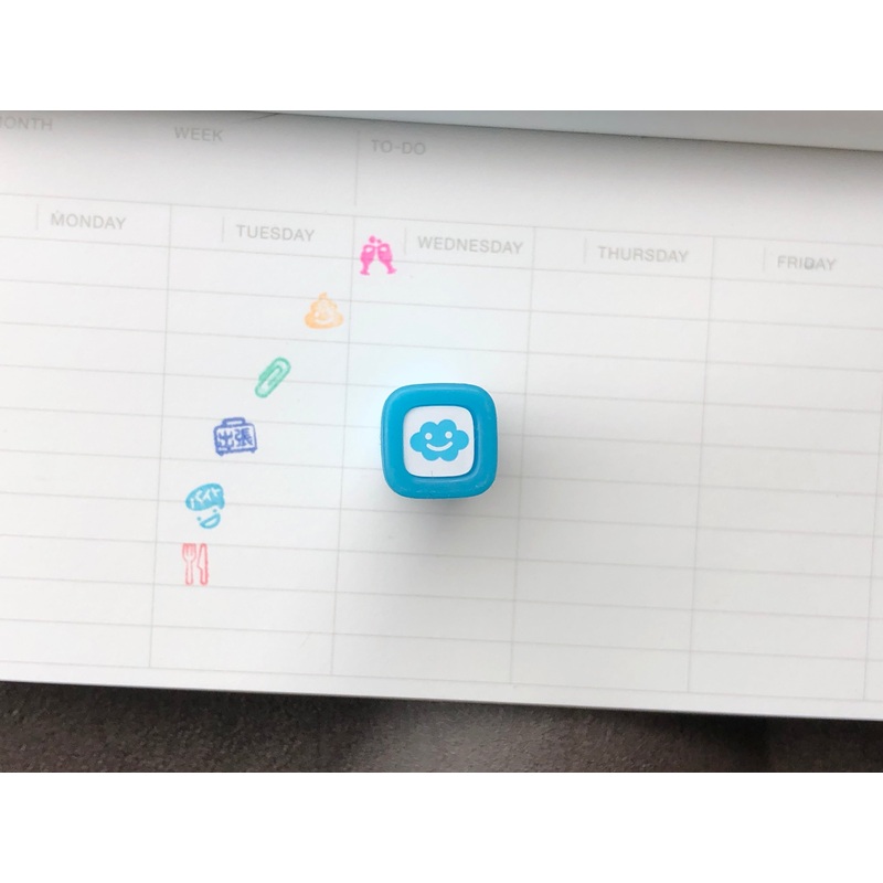 FriXion Erasable Stamp – Light Blue – Cloudy