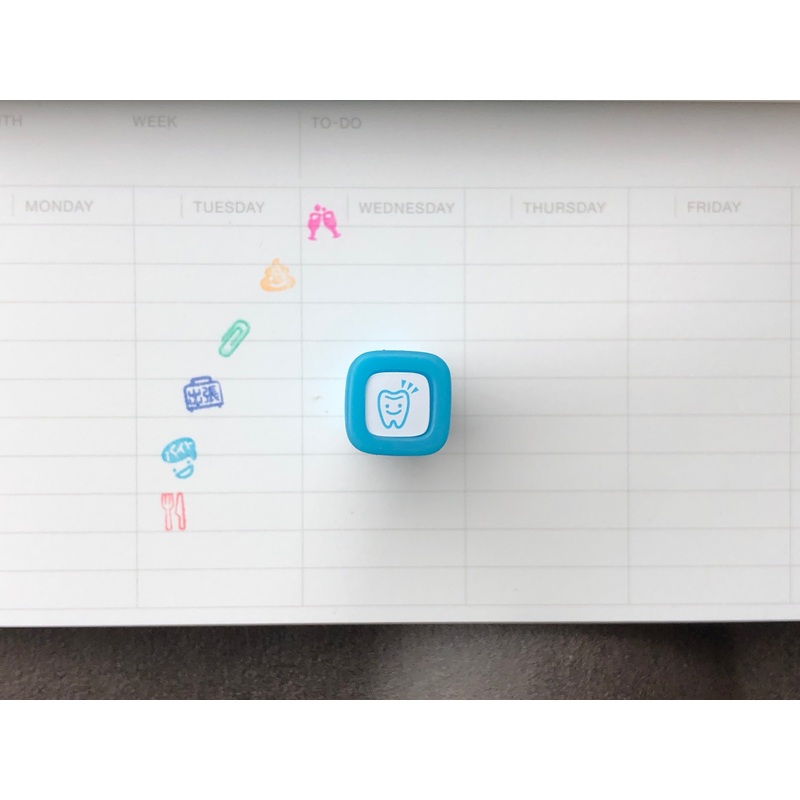 FriXion Erasable Stamp – Light Blue – Dentist