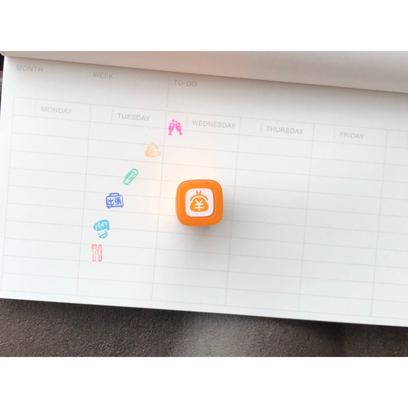 FriXion Erasable Stamp – Orange – Pay Day