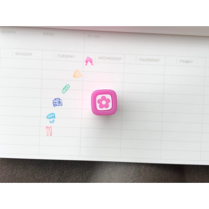 FriXion Erasable Stamp – Pink – Flower