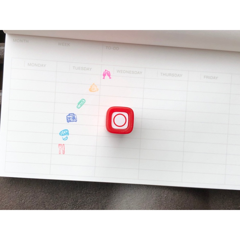 FriXion Erasable Stamp – Red – Circle