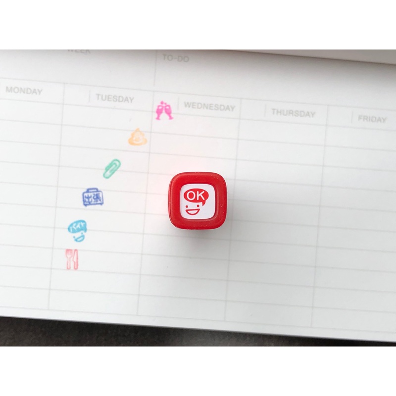 FriXion Erasable Stamp – Red – OK