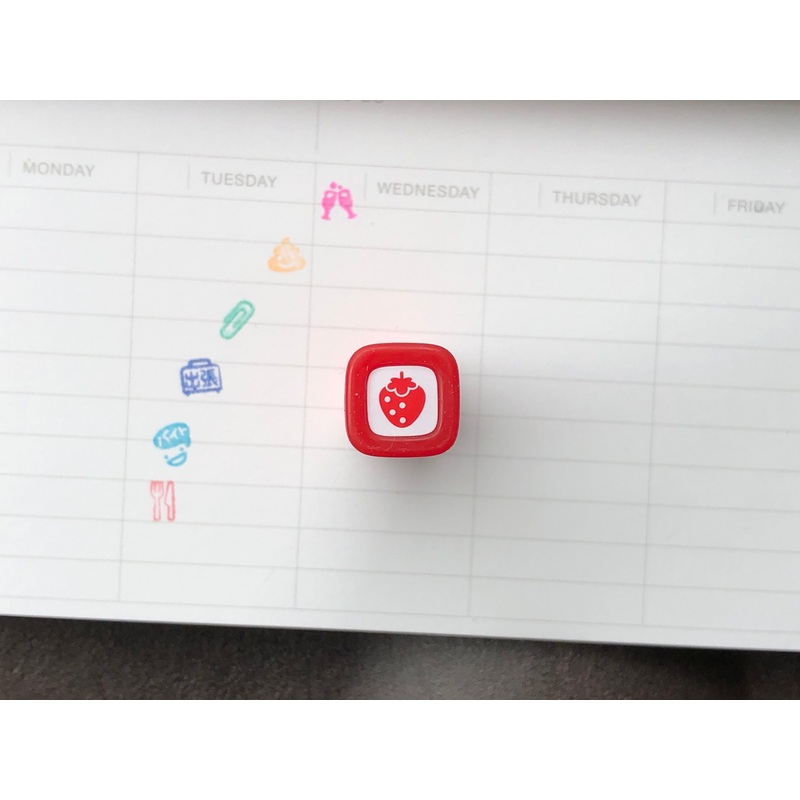 FriXion Erasable Stamp – Red – Strawberry