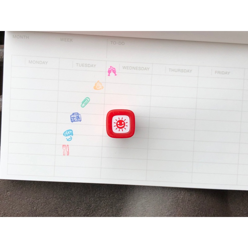 FriXion Erasable Stamp – Red – Sunny
