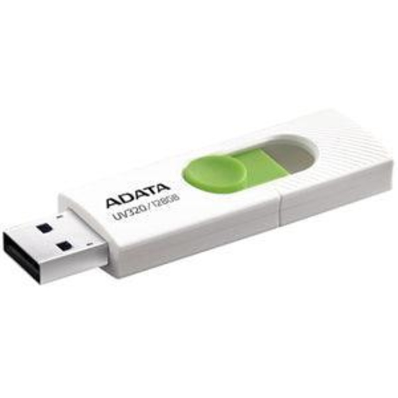 ADATA UV320 USB3.2 32GB Flash Drive White/Green