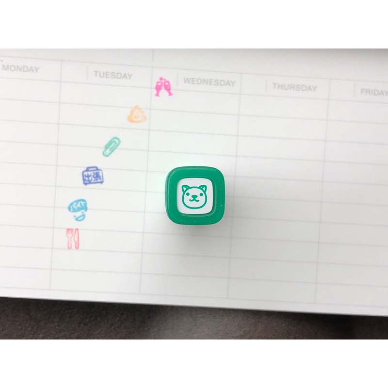 FriXion Erasable Stamp – Green – Dog